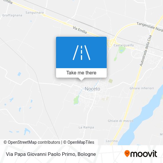 Via Papa Giovanni Paolo Primo map