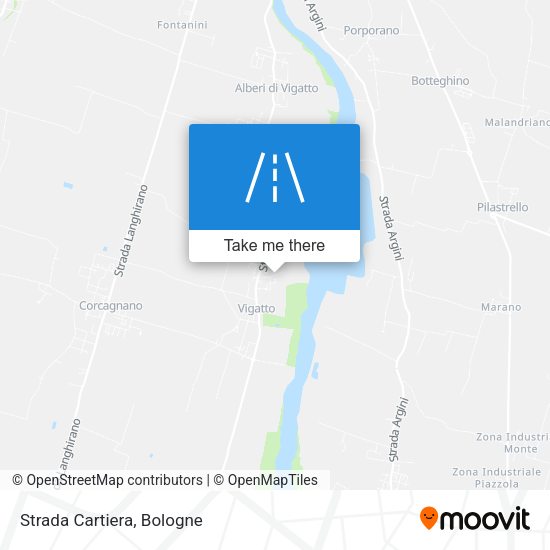Strada Cartiera map