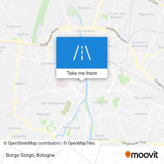 Borgo Sorgo map