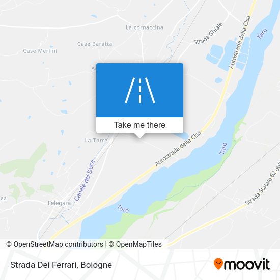 Strada Dei Ferrari map