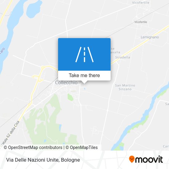 Via Delle Nazioni Unite map
