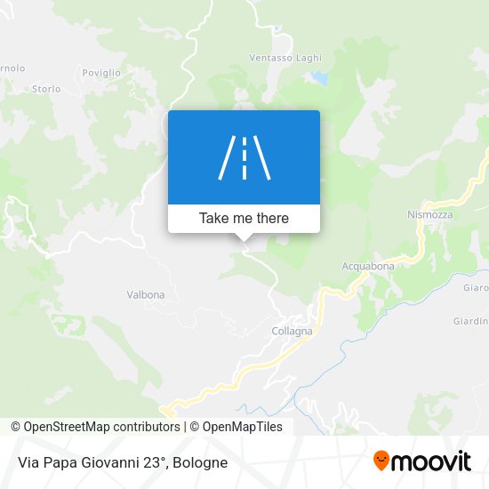 Via Papa Giovanni 23° map