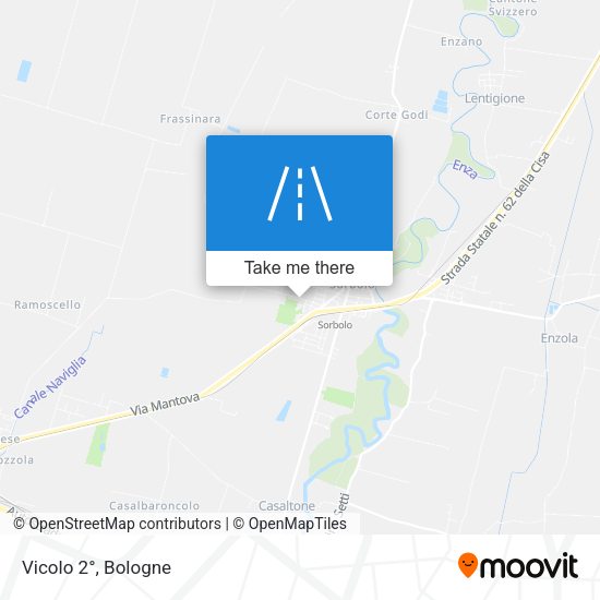 Vicolo 2° map
