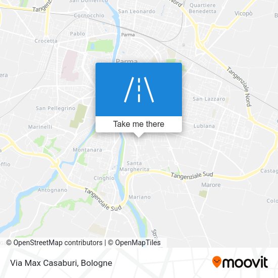 Via Max Casaburi map