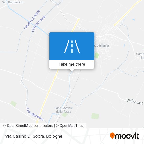 Via Casino Di Sopra map