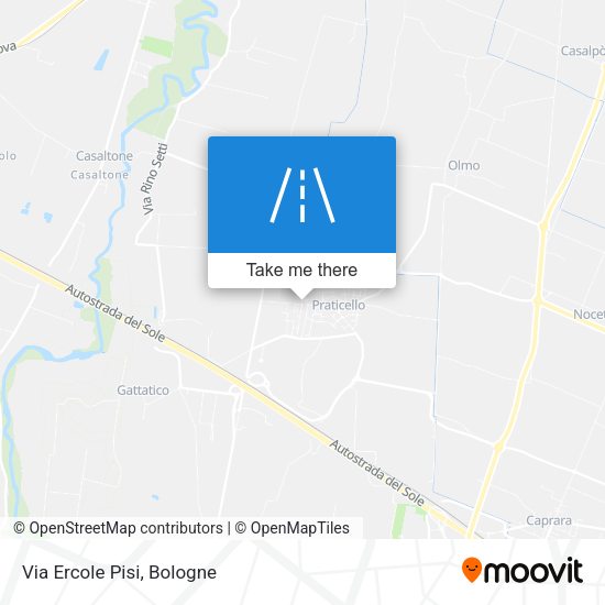 Via Ercole Pisi map