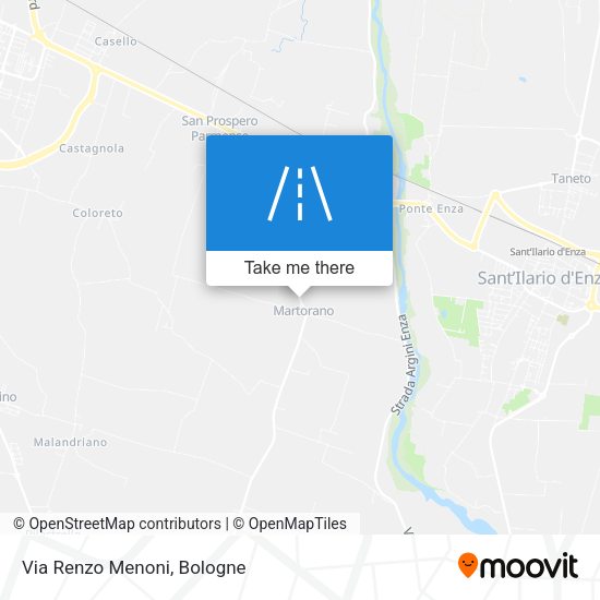Via Renzo Menoni map