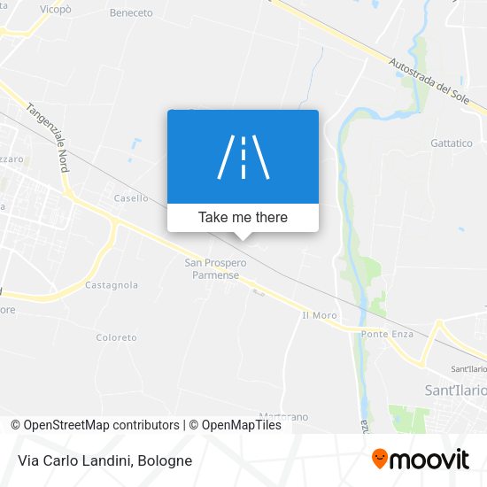 Via Carlo Landini map