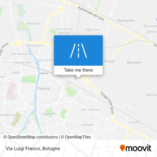Via Luigi Franco map
