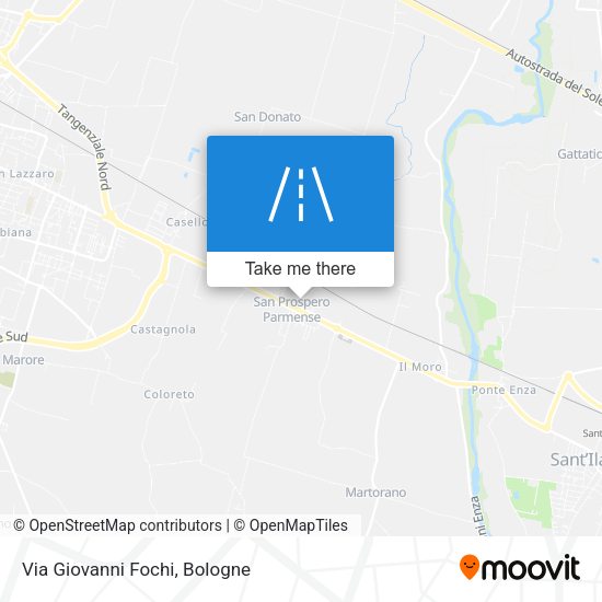 Via Giovanni Fochi map