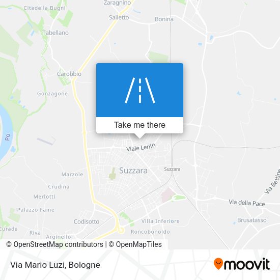 Via Mario Luzi map