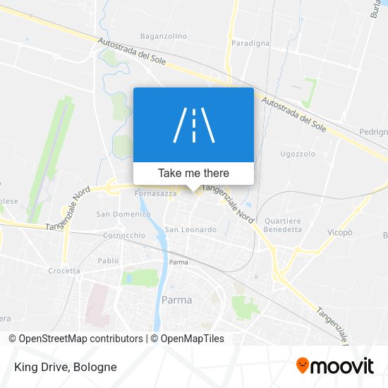 King Drive map