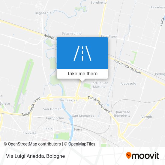 Via Luigi Anedda map