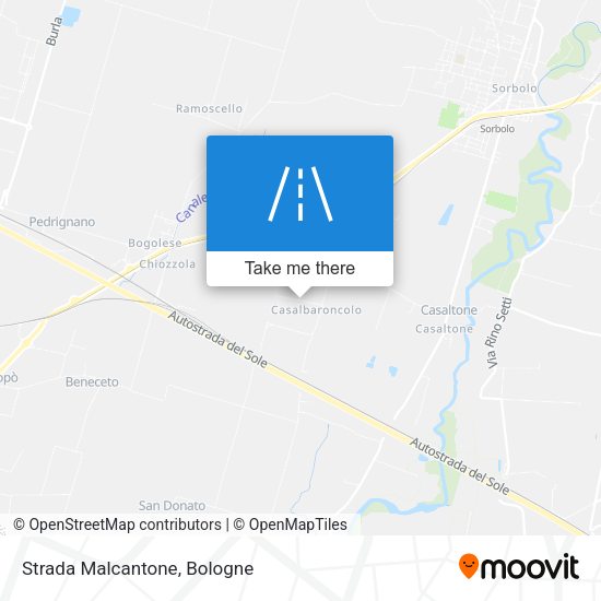 Strada Malcantone map