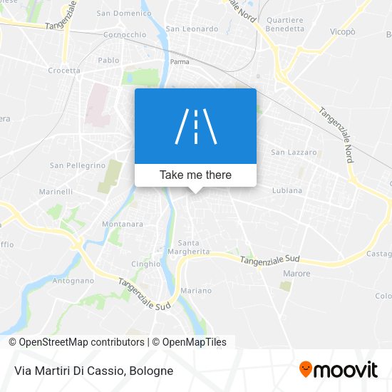 Via Martiri Di Cassio map