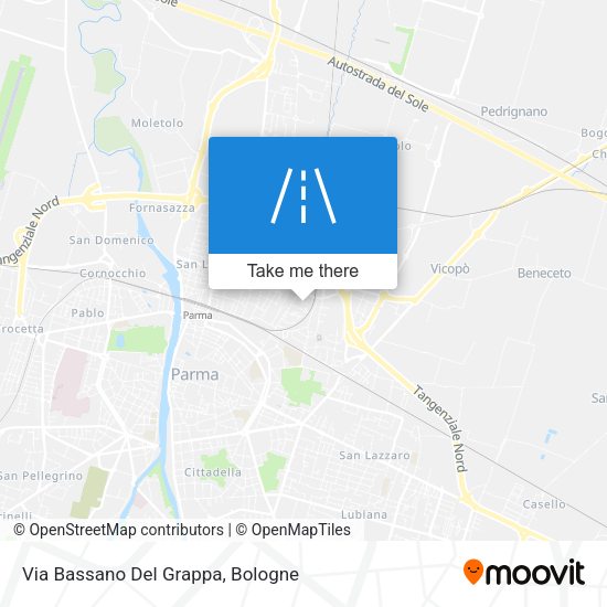 Via Bassano Del Grappa map