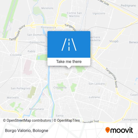Borgo Valorio map