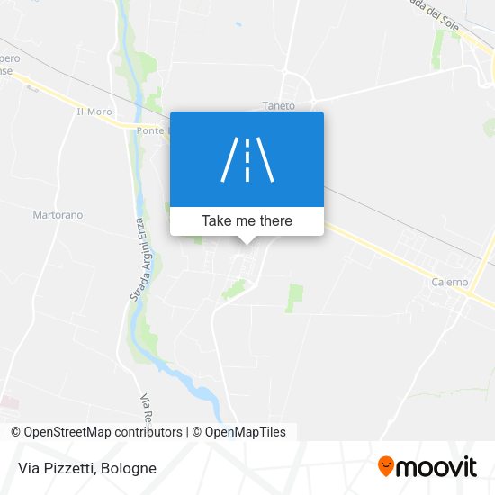 Via Pizzetti map