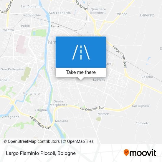 Largo Flaminio Piccoli map