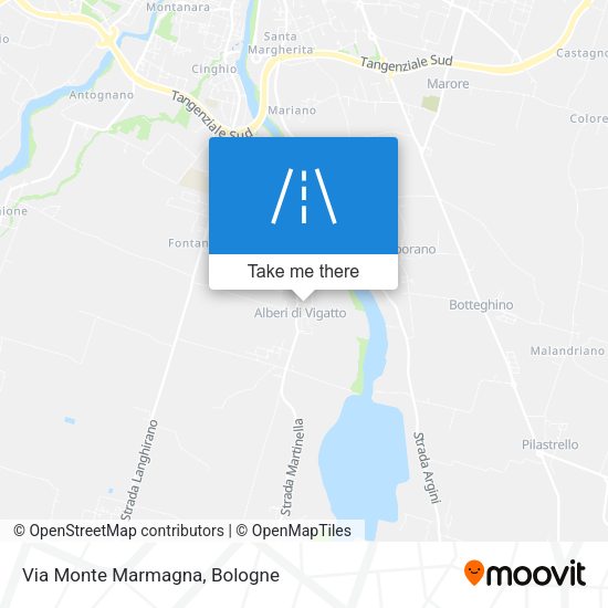 Via Monte Marmagna map
