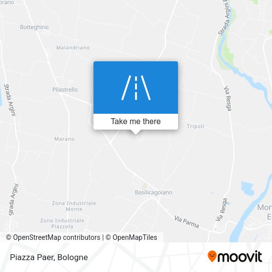 Piazza Paer map
