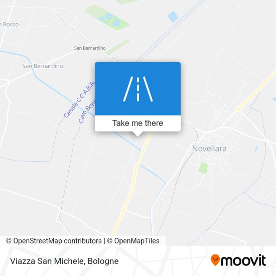 Viazza San Michele map