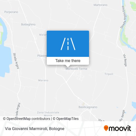 Via Giovanni Marmiroli map
