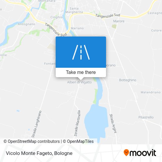 Vicolo Monte Fageto map