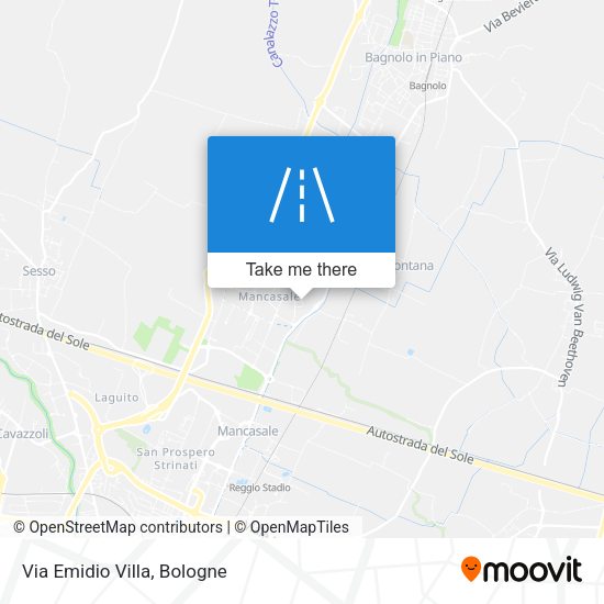 Via Emidio Villa map