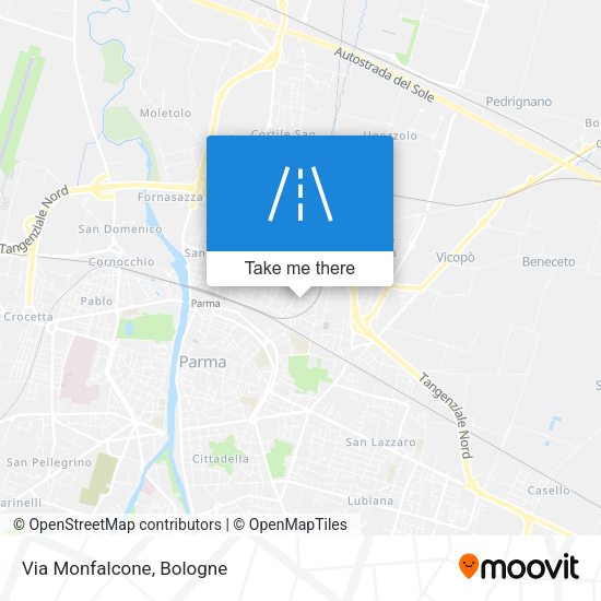 Via Monfalcone map