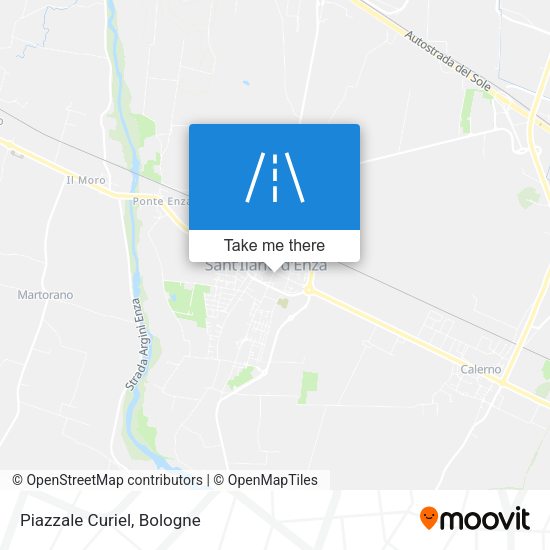 Piazzale Curiel map