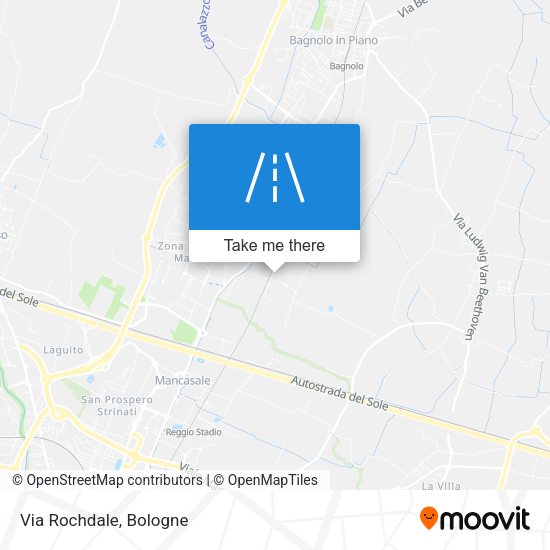 Via Rochdale map