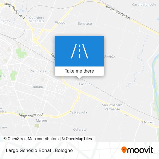 Largo Genesio Bonati map