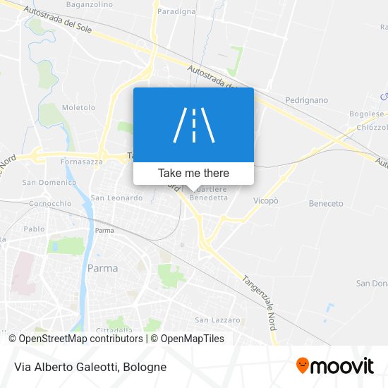 Via Alberto Galeotti map