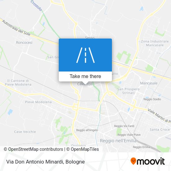 Via Don Antonio Minardi map