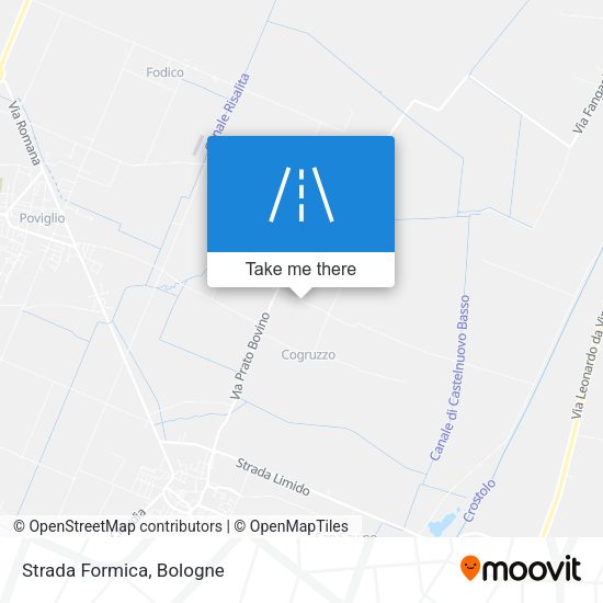 Strada Formica map