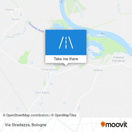 Via Stradazza map