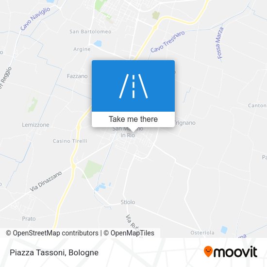 Piazza Tassoni map