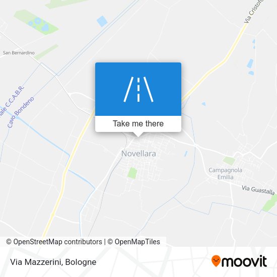 Via Mazzerini map