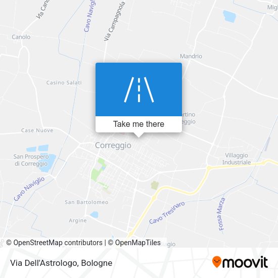 Via Dell'Astrologo map