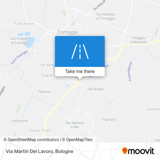 Via Martiri Del Lavoro map