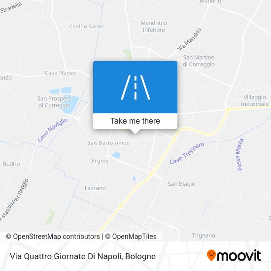 Via Quattro Giornate Di Napoli map