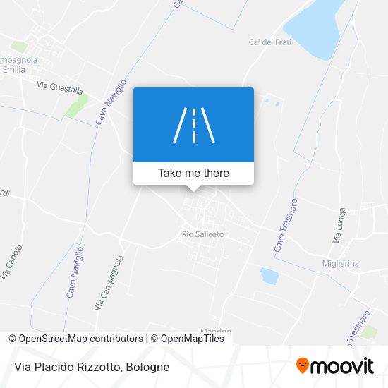 Via Placido Rizzotto map