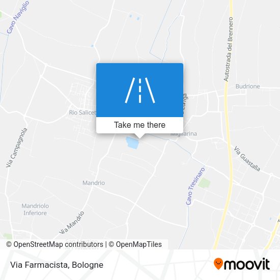 Via Farmacista map