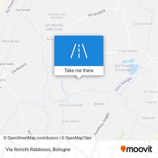 Via Ronchi Rabbioso map
