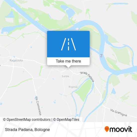 Strada Padana map