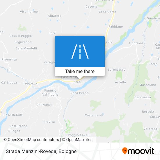 Strada Manzini-Roveda map