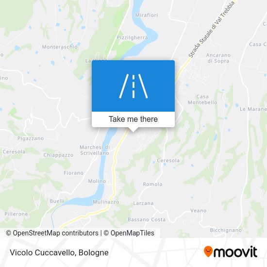 Vicolo Cuccavello map