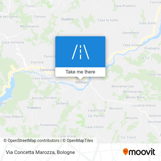 Via Concetta Marozza map