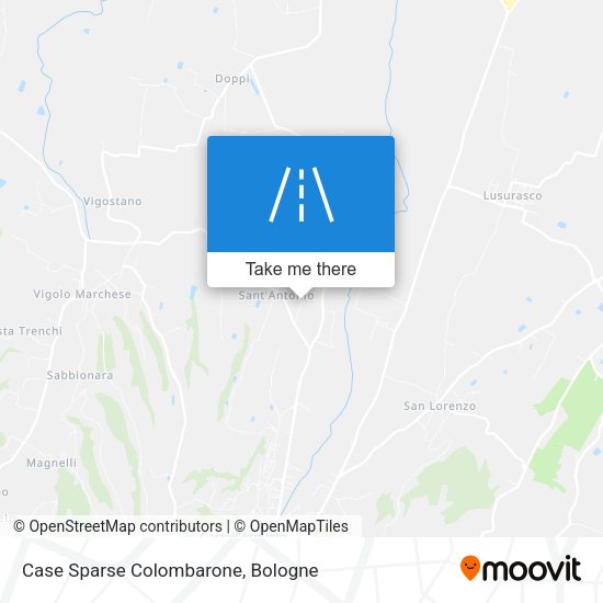 Case Sparse Colombarone map